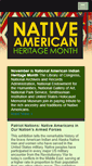 Mobile Screenshot of nativeamericanheritagemonth.gov